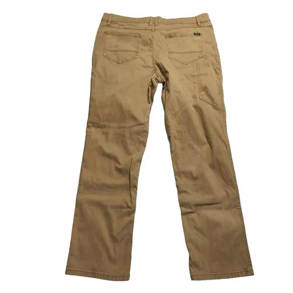 Woolrich Stretch Fit Utility Pants Tan Sz 38/32